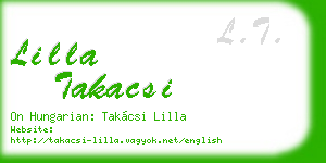 lilla takacsi business card